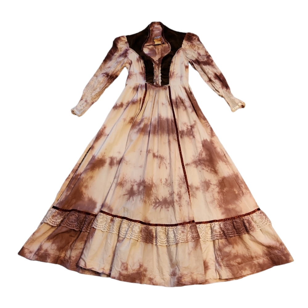 Tie Dyed Gunne Sax dress